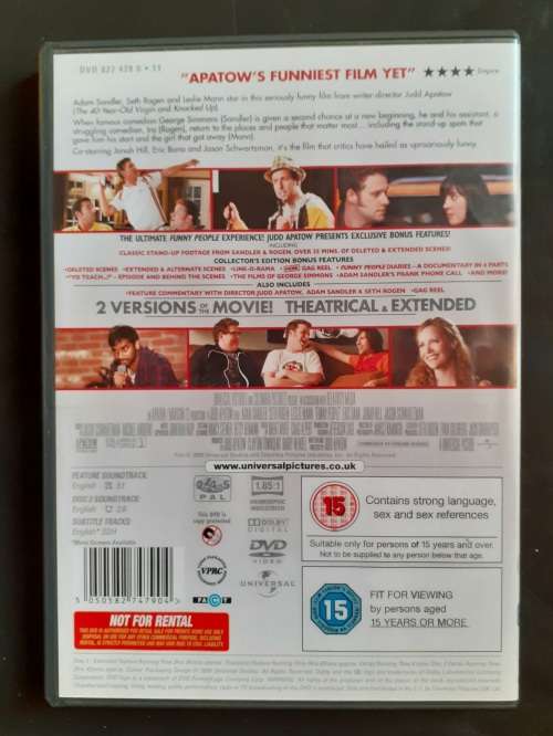 Funny People - Adam Sandler & Seth Rogen (2 DVD Collector`s Edition)