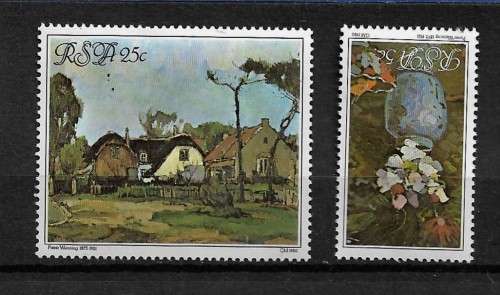 South Africa - 1980 Tribute to Pieter Wenning Full Set of 2 Stamps MNH