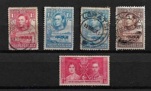 Bechuanaland KGVI Stamps Used