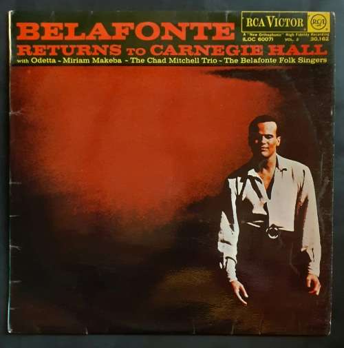 Harry Belafonte - Belafonte Returns To Carnegie Hall LP Vinyl Record