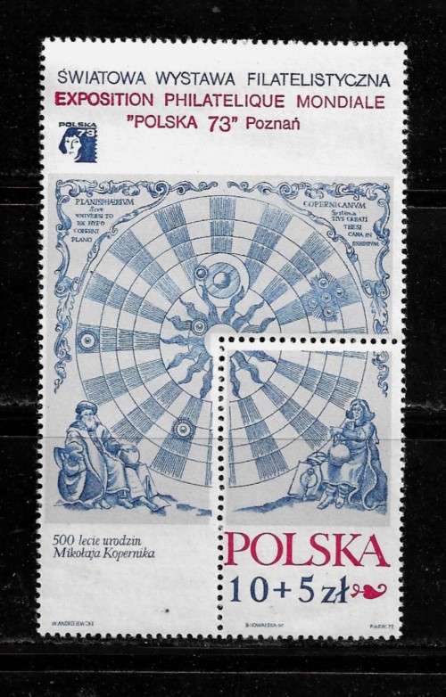 Poland - 1973 International Philatelic Exhibition MS MH