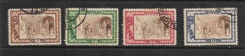 Romania - 1907 Social Welfare Full Set of 4 Stamps Fine Used