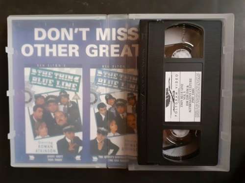 The Thin Blue Line Vol.5 - Rowan Atkinson VHS Tape