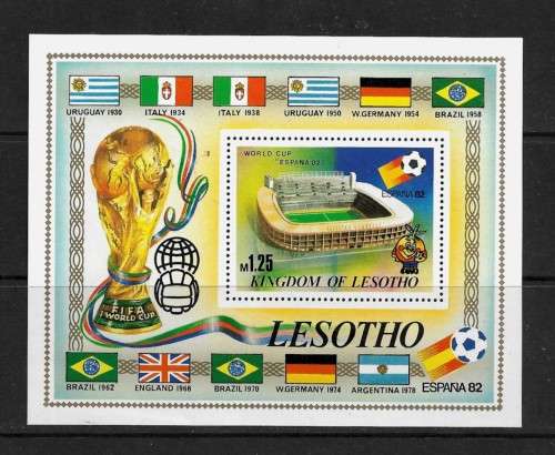 Lesotho - 1982 FIFA World Cup MS MNH