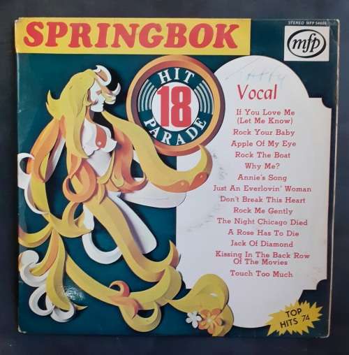 Springbok Hit Parade Vol.18 LP Vinyl Record