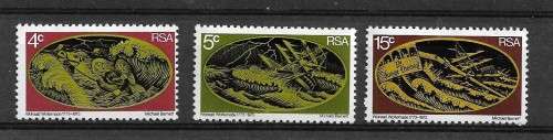 South Africa - 1973 Bicentenary of Rescue by Wolraad Woltemade Full Set of 3 Stamps MNH