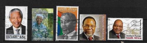 South Africa Presidents Stamps VFU