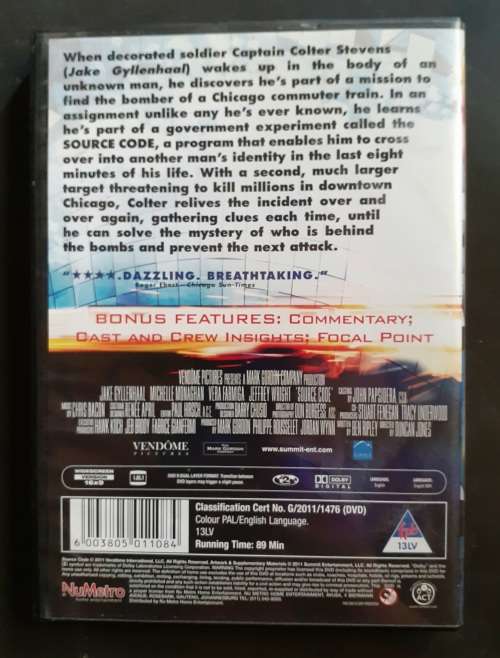 Source Code (DVD)