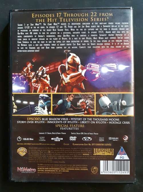 Star Wars - The Clone Wars Season 1 Volume 4 (DVD)