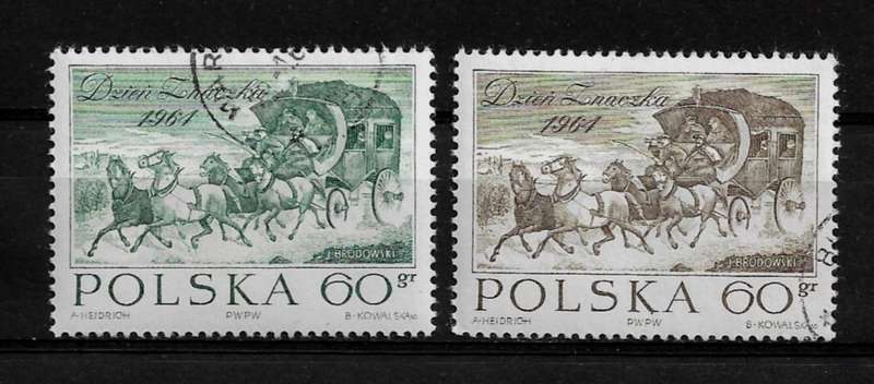 Poland - 1964 Stamp Day Full Set of 2 Stamps VFU