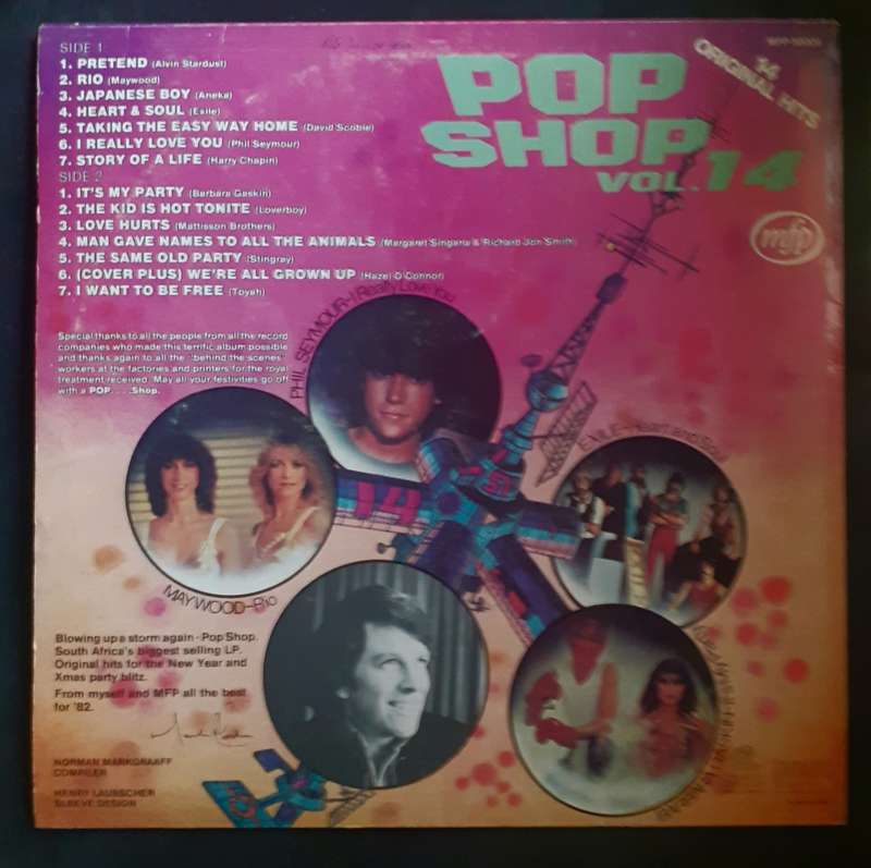 Pop Shop Vol.14 LP Vinyl Record