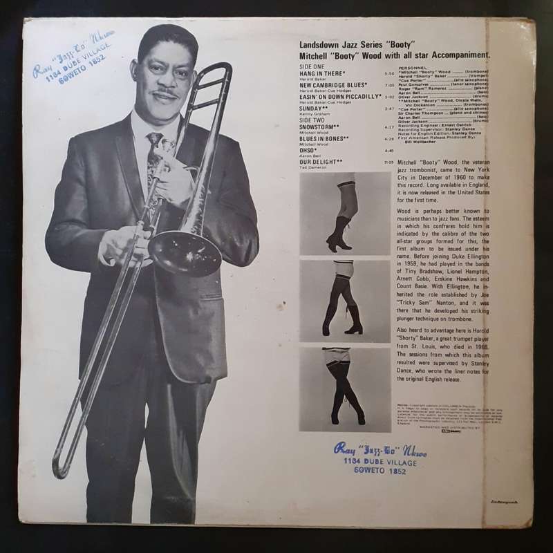 Mitchell `Booty` Wood - Booty LP Vinyl Record