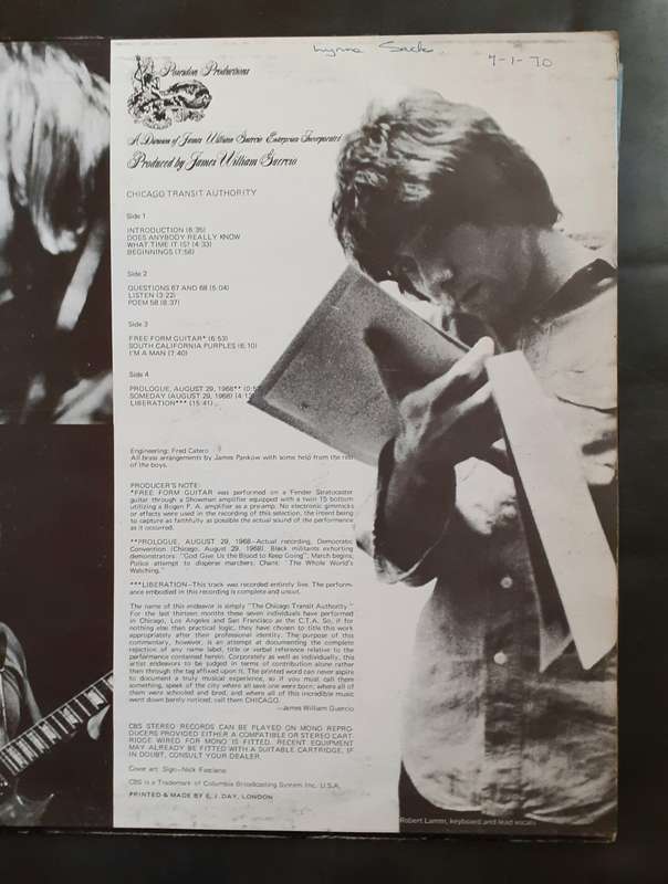 Chicago Transit Authority - Chicago Transit Authority Double LP Vinyl Record Set - UK Pressing