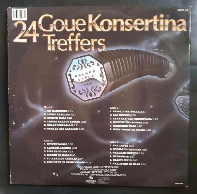 24 Goue Konsertina Treffers Double LP Vinyl Record Set