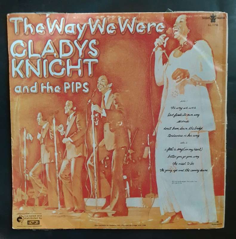 Gladys Knight and The Pips - The Way We Were LP Vinyl Record