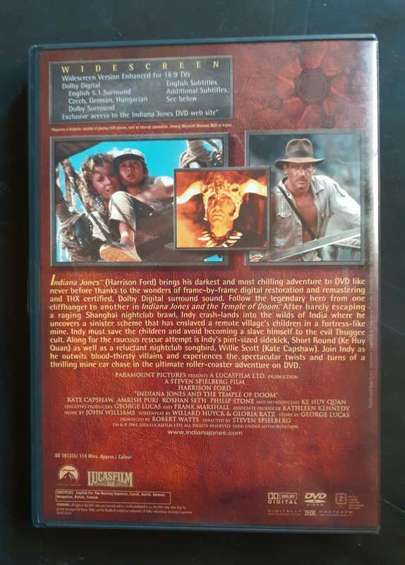 Indiana Jones and The Temple of Doom (DVD)