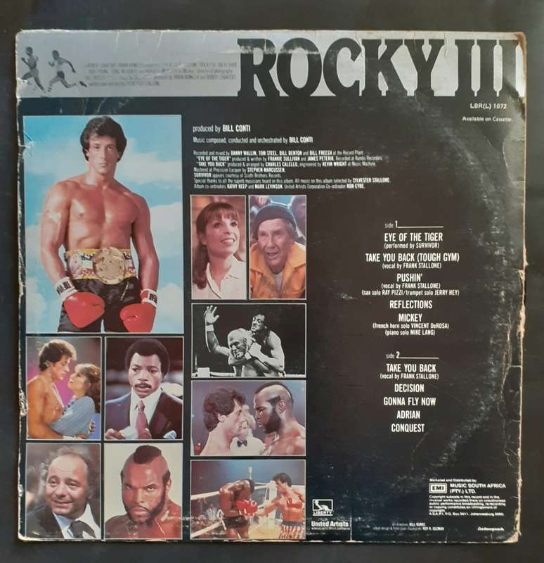 Rocky III (Original Motion Picture Soundtrack) LP Vinyl Record