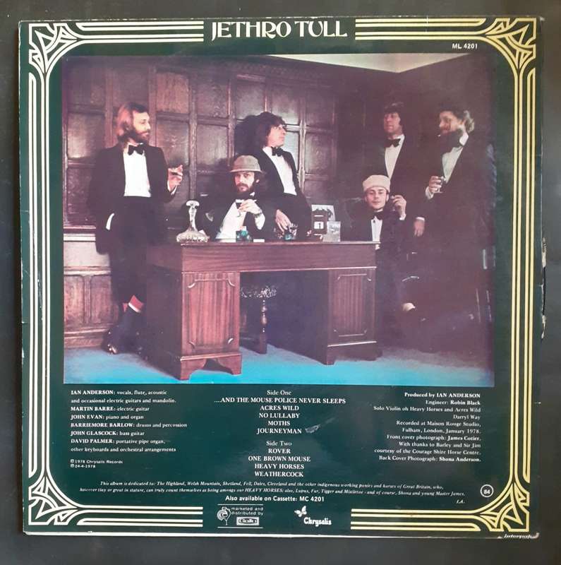 Jethro Tull  Heavy Horses LP Vinyl Record