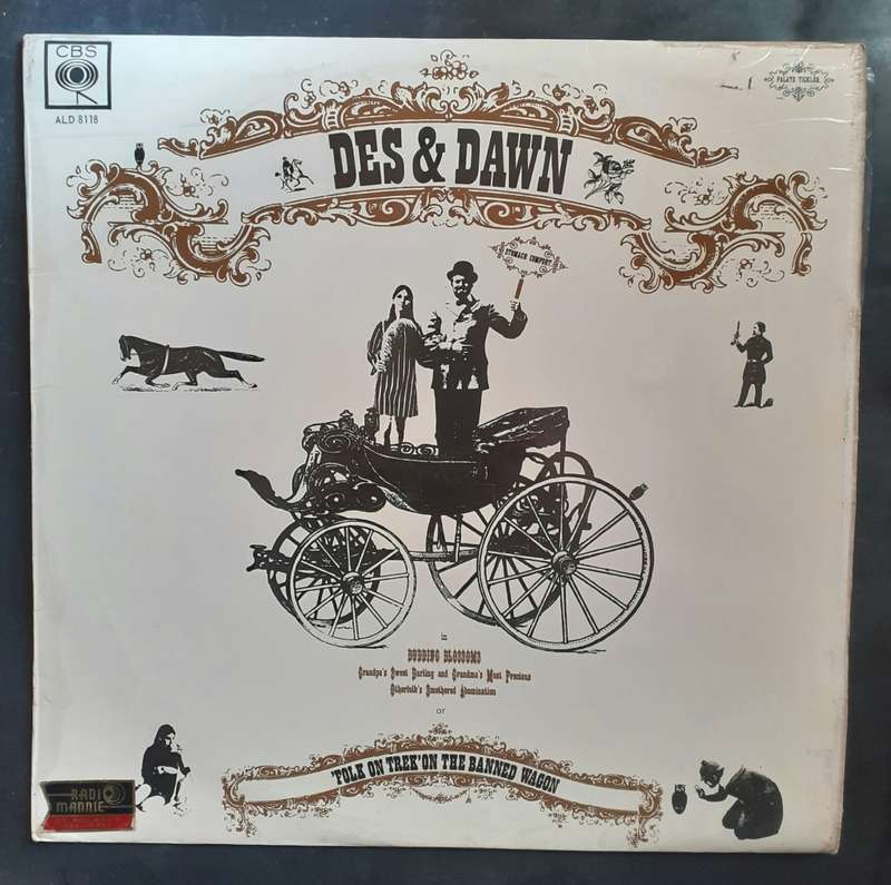 Des & Dawn - Folk-On-Trek On The Banned Wagon LP Vinyl Record