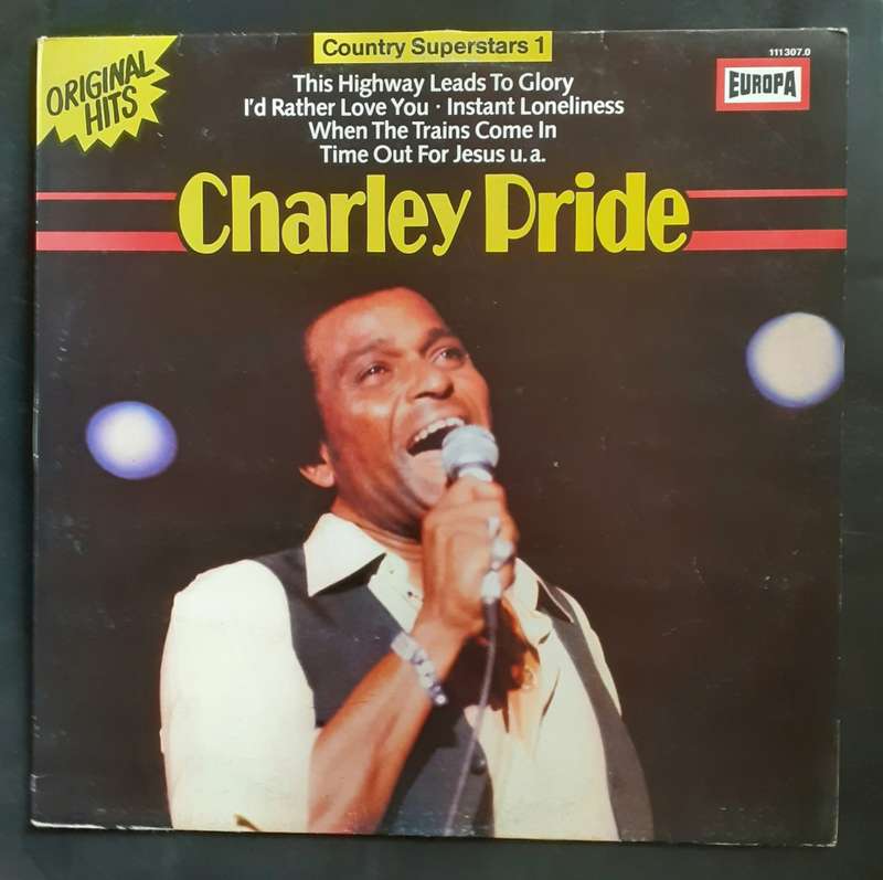 Charley Pride - Country Superstars LP Vinyl Record - Germany Pressing