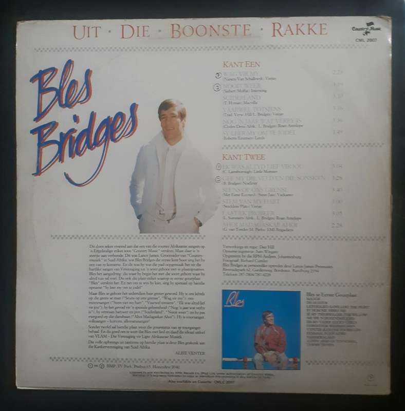 Bles Bridges - Uit Die Boonste Rakke LP Vinyl Record
