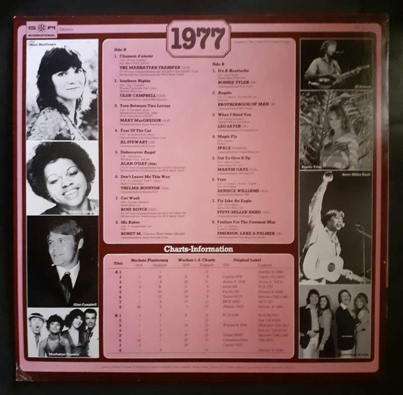 30 Years of Pop Music Vol. 1977 LP Vinyl Record - Germany Pressing