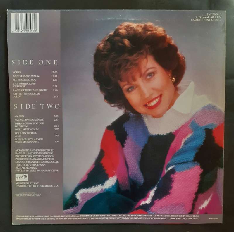 Dianne Chandler - Sincerely Yours LP Vinyl Record