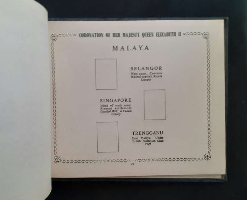Queen Elizabeth II 1953 Coronation Souvenir Stamps Album