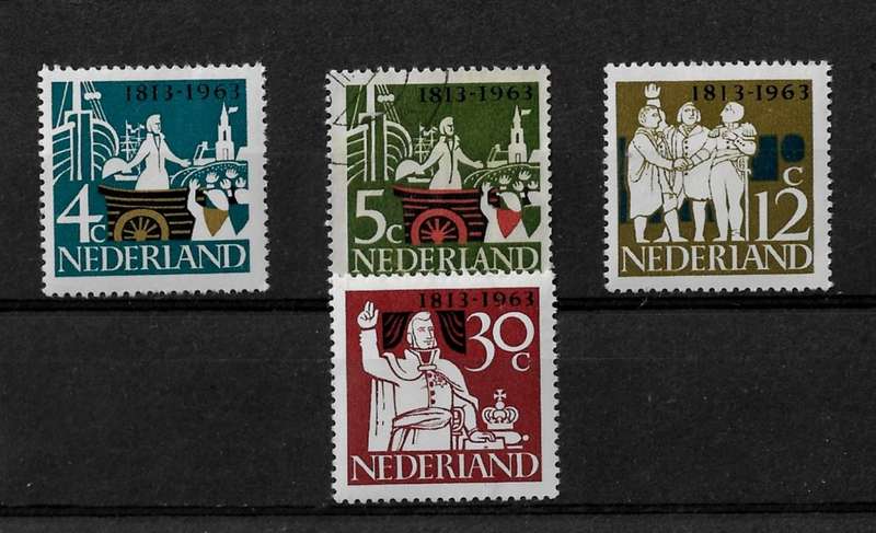 Netherlands - 1963  Full Set of 4 Stamps MH & Fine Used