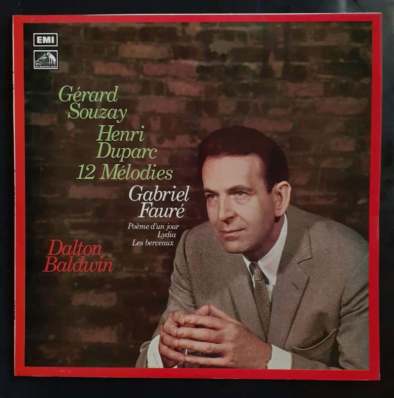 Duparc / Faure, Gérard Souzay / Dalton Baldwin  12 Mélodies & Poeme LP Vinyl Record - UK Pressing