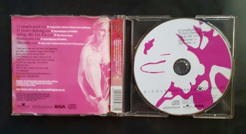 Nicole Billingham -  Complicated (CD Single)