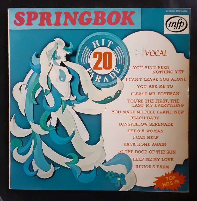 Springbok Hit Parade Vol.20 LP Vinyl Record