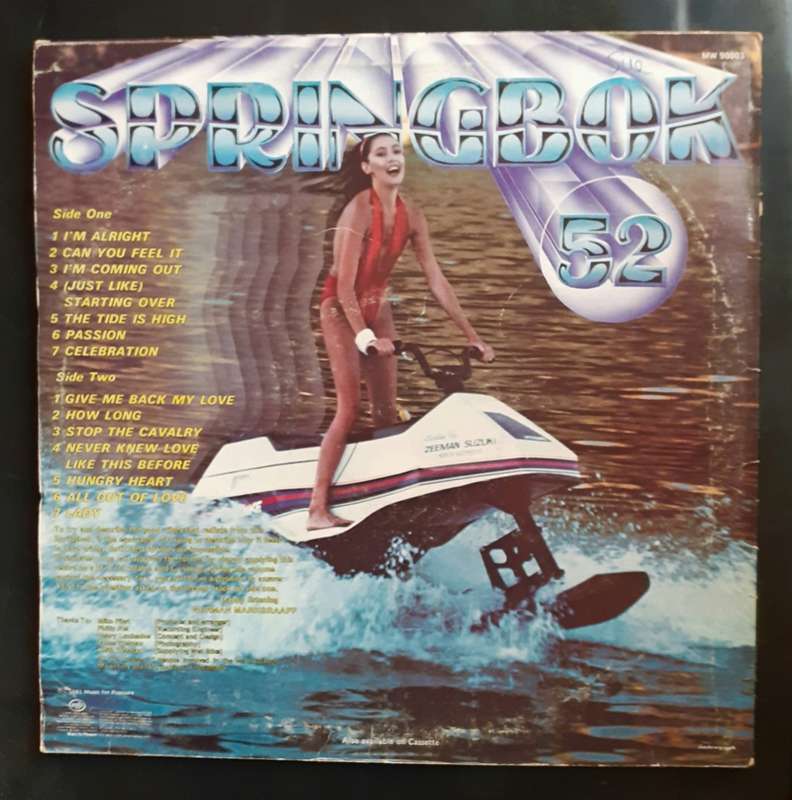 Springbok Hit Parade Vol.52 LP Vinyl Record