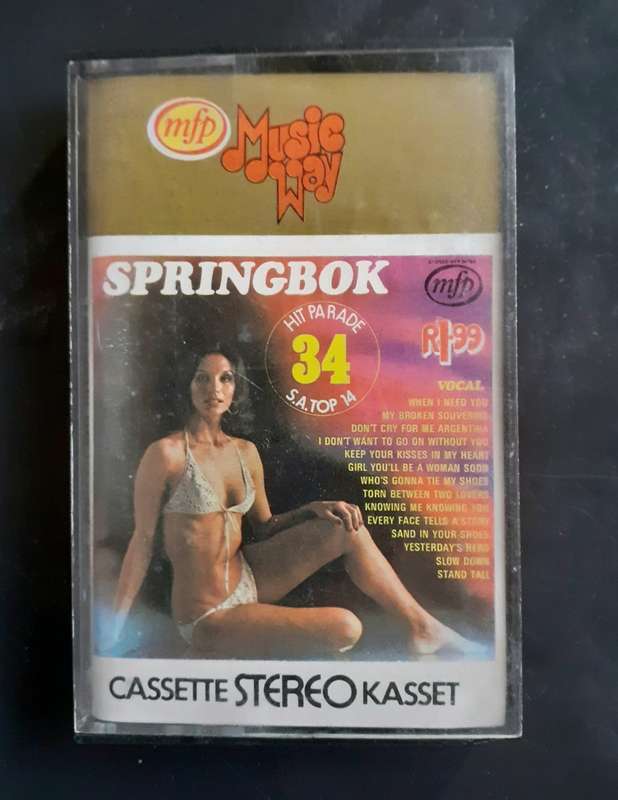 Springbok Hit Parade Vol.34 Cassette Tape