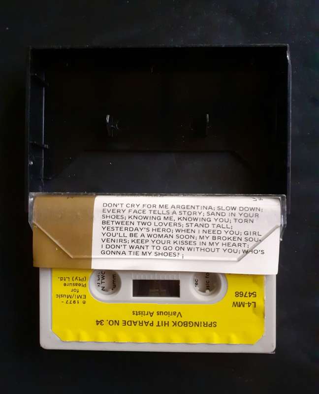 Springbok Hit Parade Vol.34 Cassette Tape