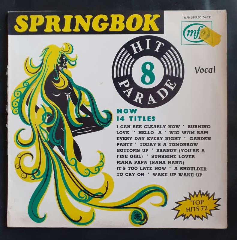 Springbok Hit Parade Vol.8 LP Vinyl Record