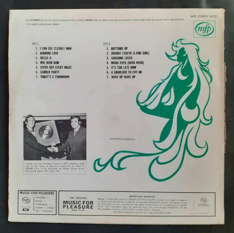 Springbok Hit Parade Vol.8 LP Vinyl Record