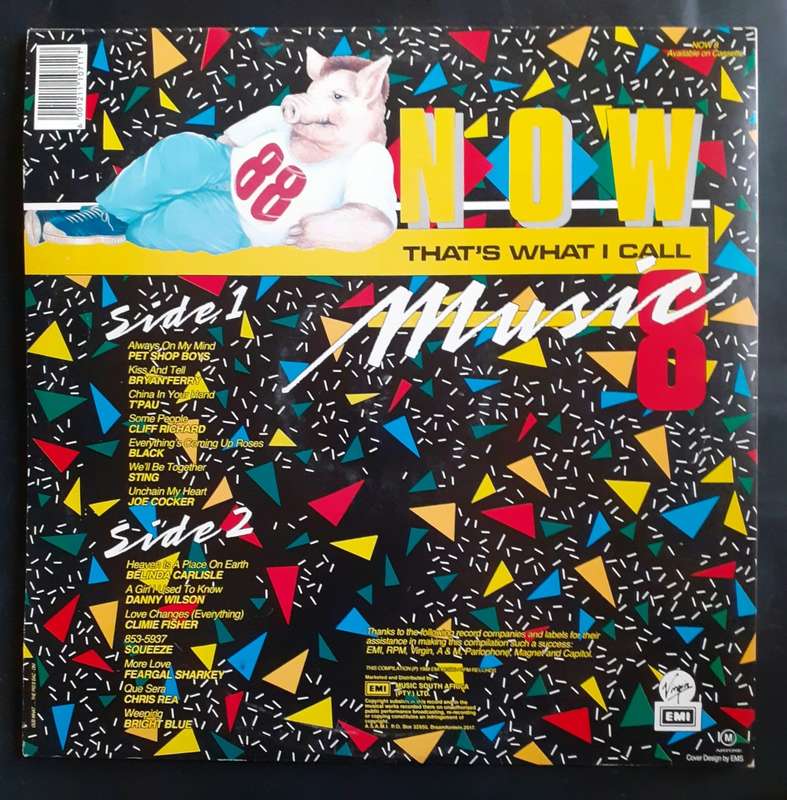 Now That`s What I Call Music Vol.8 LP Vinyl Record