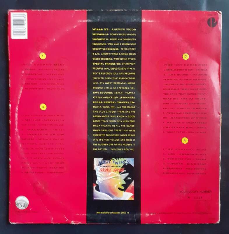 High-Energy - Double Dance Vol.10 Double LP Vinyl Record Set