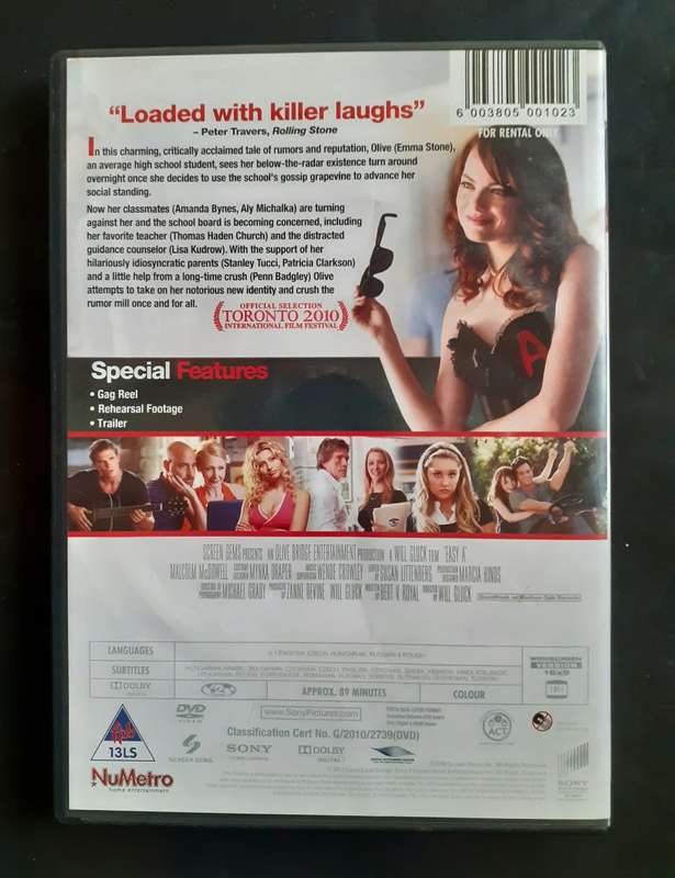Easy A - Emma Stone (DVD)