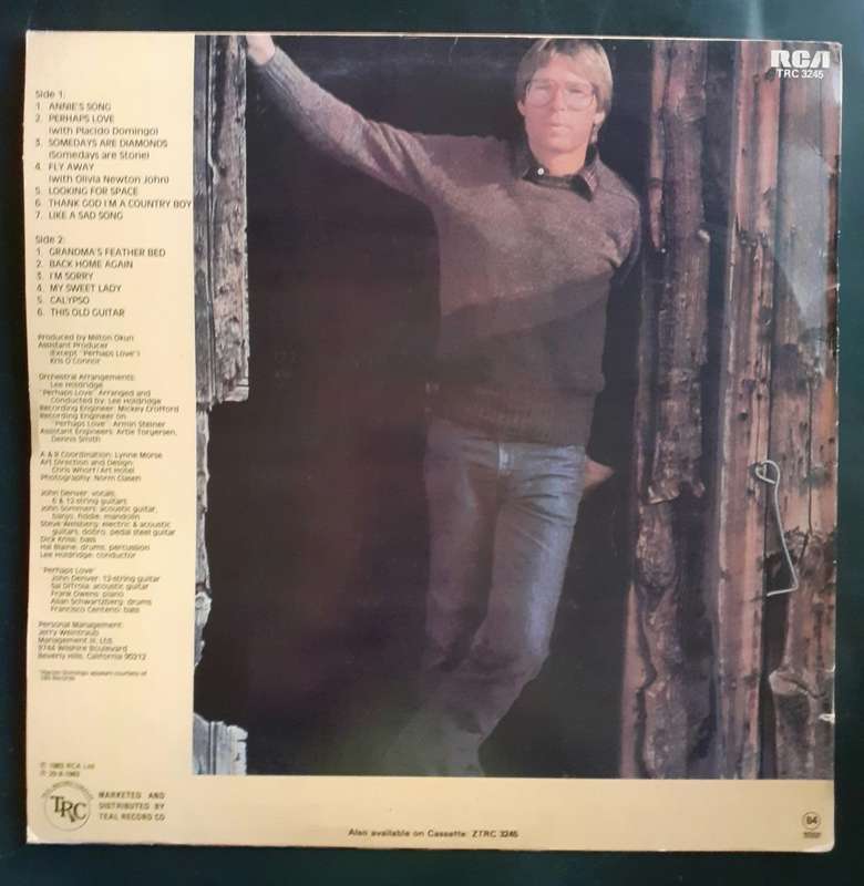 John Denver Greatest Hits Vol.2 LP Vinyl Record