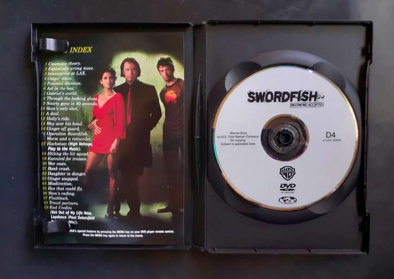 Swordfish - John Travolta & Hugh Jackman (DVD)
