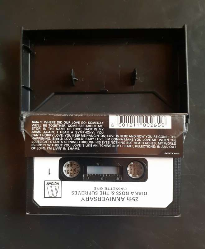 Diana Ross & The Supremes - 25th Anniversary Vol.1 Cassette Tape