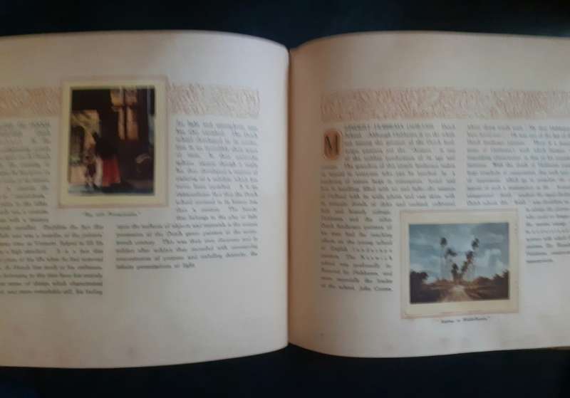 Famous Works of Art Cigarette Cards Album - Complete