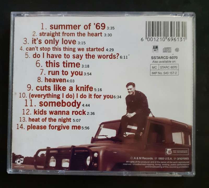 Bryan Adams - So Far So Good (CD)