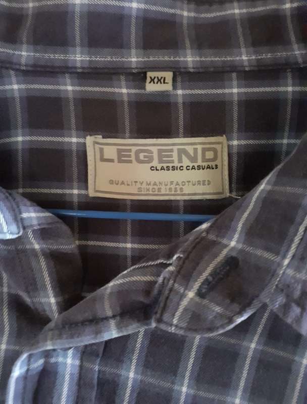 Legend Men Long Sleeve Regular Fit Shirt Size XXL