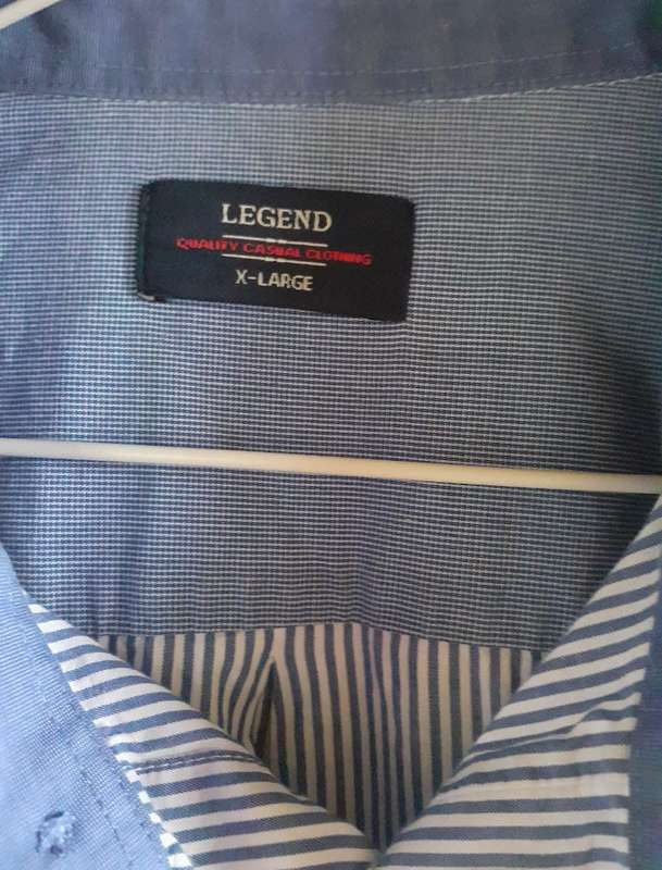 Legend Men Long Sleeve Regular Fit Shirt Size XL