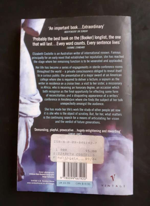 Elizabeth Costello by J.M. Coetzee
