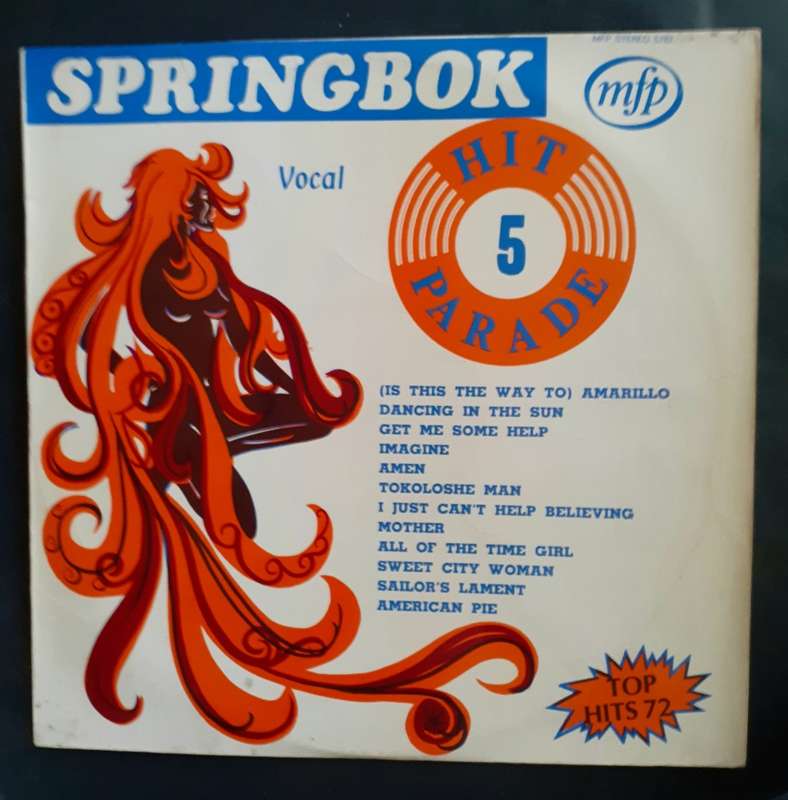 Springbok Hit Parade Vol.5 LP Vinyl Record
