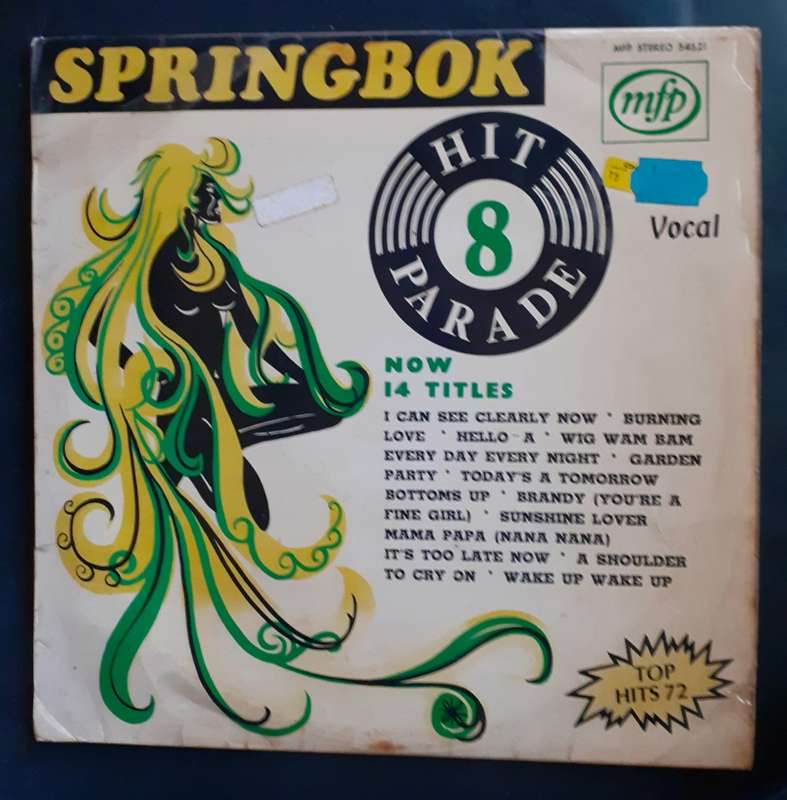 Springbok Hit Parade Vol.8 LP Vinyl Record